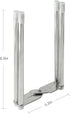 Drying Rack, Stainless Steel Kitchen Stand Holder for Bottles, Cups, and Plastic Bags, Multifunctional Countertop Shelf