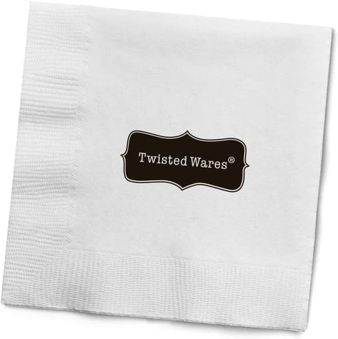 Twisted Wares Funny Cocktail Napkins - FUKITOL RX, Perfect for Celebrations (20 Pack)