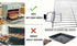 (2-PCs) Air Fryer Convection Toaster Oven Tray Extractor, Grills Clip, Scald Resistant Handle Tool, Durable Oven Tray