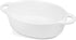 Foraineam 6-Pack 10 Ounce Porcelain Ramekins, Oval Ceramic Baking Dishes with Double Handles