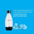 sodastream Slim Black Carbonating Bottles, 0.5L (Pack of 2)