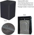 Dustproof Waterproof Washing Machine Cover, Black Top Load Protection Cover for Indoor/Outdoor Use