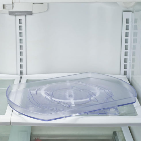 Ontel Smart Spin Rotating Refrigerator Organizer - Use This Lazy Susan as a Rotating Spice Rack, Condiment Organizer, Cabinet Organizer or for Kitchen, Panty or Fridge Organization and Storage, Clear