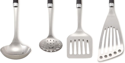Seki Japan Left Handed Spatula - Stainless Steel Egg, Fish Spatula Cookware, 12” Slotted Turner
