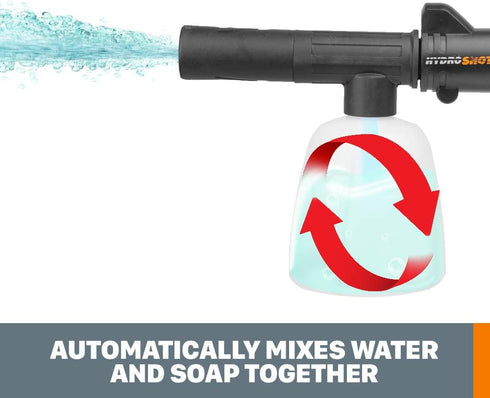 WA4036 13.5 oz WORX Soap Dispenser Attachment Bottle for Hydroshot Portable Power Cleaners