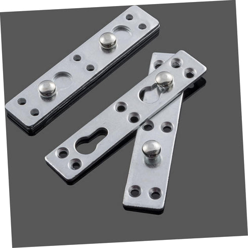 Holibanna 12 Pcs Bed Replacement Connectors, Hinge Hardware for Furniture Repair, Bed Rail Hanger Accessories