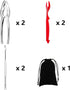 7 Set 2 2 2 1 Artcom Piece Seafood Tools - Crab Crackers, Lobster Shellers, Crab Forks, Storage Bag
