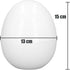 Rapid Egg Cooker, 4 Eggs Capacity Hard Boiled Cooker, Compact Design, ABS Material, Egg Shape,Cooking Tools, Microwave Function Egg Boiler, White. by ANKROYU