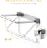 frmmy 2 Packs i Foldable Wall-Mounted Shoe Rack- Aluminum Hanging Shoe Organizer, Efficient Holder and Storage Rack