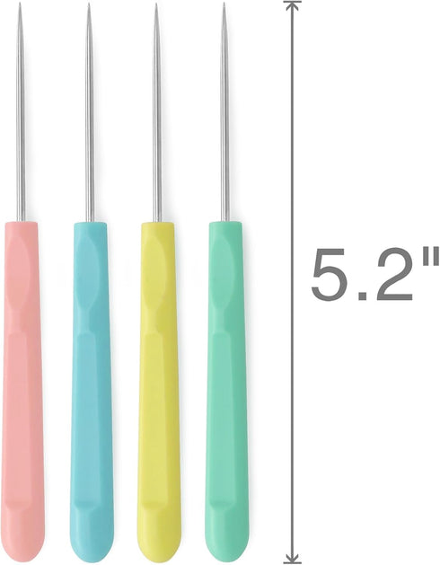 4Pcs Sugar Stir Needle Scriber Cookie Decorating Supplies Tool - 5.2 Inches