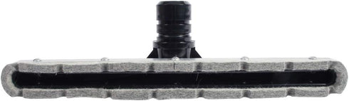 Cen-Tec Systems 60137 14" Commercial Scalloped Felt Vacuum Attachment for Hardwood and Polished Floors, Black