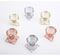 Luxurious 3 Piece Stainless Steel Beauty Blender Sponge Holder
