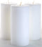 Melt Candle Pillar Candles, 3 Pack - Unscented 3" x 6" Candles for Home, Church, Weddings, & More - White