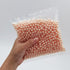 1100 pcs Champagne Undrilled ABS Pearls, 8mm No Hole Makeup Beads for Table Scatter Decoration
