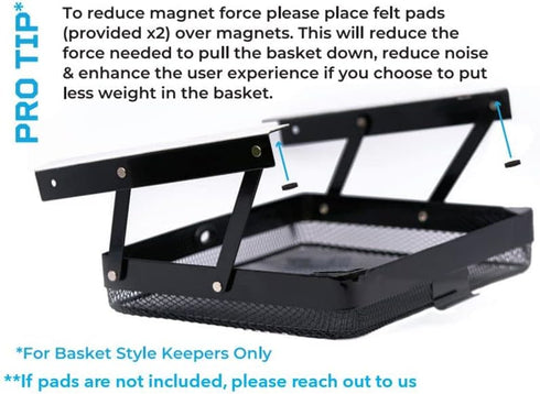 Everything Keeper Organizer for Home, Kitchen, Bathroom, RV - Compact Metal Basket, Easy Install