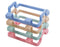 WOIWO 4 PCS Kitchen Door Back Type Portable Garbage Bag Holder Household Cabinet