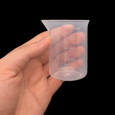 8 Pcs Epoxy Mixing Cups, 100ml/3.4oz Clear Plastic Graduated Cups for Mixing Paint, Stain, Epoxy, Resin