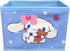 Kerr's Choice Collapsible Storage Bin, Kawaii Storage Box Blue Foldable Baskets for Office Desk Room Decor