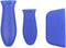 Silicone Hot Handle Holders, 3-Pack Mix (Blue)