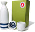 Janome Mino-Yaki Sake Set, Traditional Japanese Ware, 8 oz Bottle & 2 Cups, Tokkuri & Ochoko