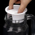 Glass Water Pitcher Lids - Food Grade Plastic Anti-Dust Stoppers for Water Jug, 2 Pieces (White)