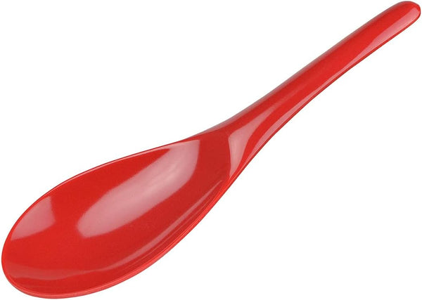 Red Melamine Rice Spoon 8.5"