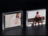 Clear Acrylic Photo Frame, Magnetic Perspex Picture Holders - Table Standing Double Side Displays (2.5x3.5)
