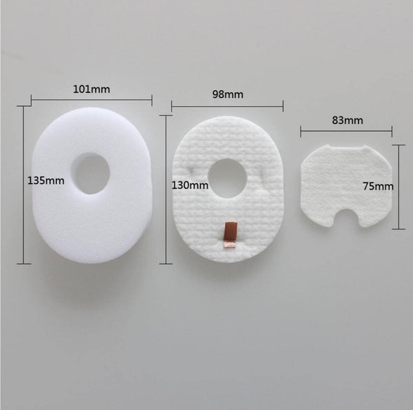 ConPus 2 Allergen 2 Foam 2 Felt Filters Kit Replacement for Shark Rocket Ultra-Light Vacuum Models HV292, HV300, HV301,