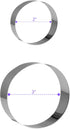 Bakerpan Round Stainless Steel Cookie Cutter Set, Circle Biscuit Cutters (2 Inch & 3 Inch)