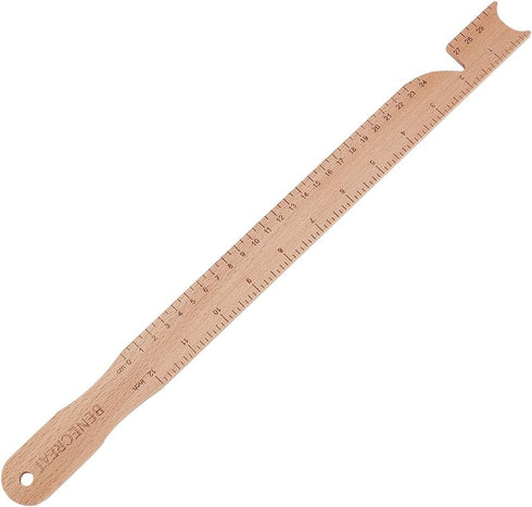 BENECREAT Beech Wood Oven Rack Puller, 16x1.2 Inch, Rectangle Push Pull Tool for Kitchen Oven, Toaster Oven, Air Fryer