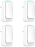 Plug In Air Ionizers, Negative Ion Technology Air Purifier, Quiet Operation for Home, Bedroom, Office, White