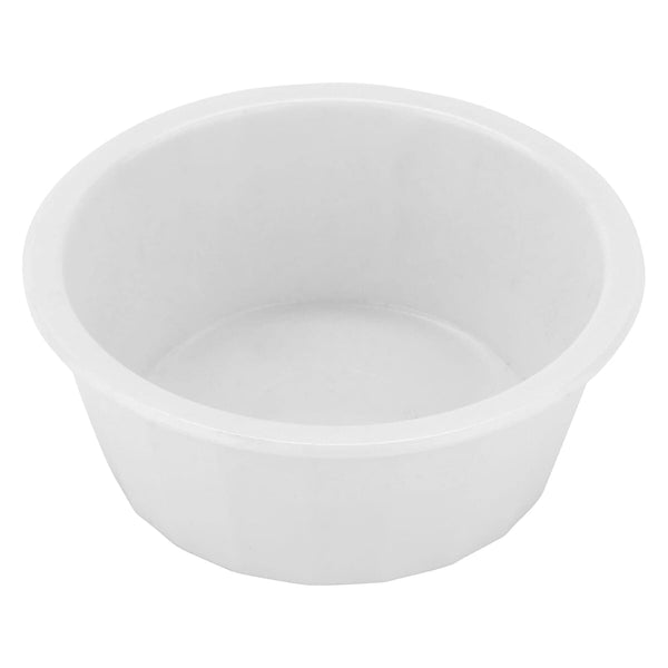 G.E.T. ER-020-W White 2 oz. Fluted Ramekin, Break Resistant, Pack of 12