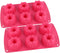 Webake Non-stick Silicone Mini Tube Cake Baking Pan, Fancy Fluted Tube Cake Pan, Pack of 2
