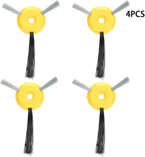 Zerodis Vacuum Cleaner Side Brush, 4pcs Sweeping Side Brush for Shark Rv750 Rv700 Robot Vacuum