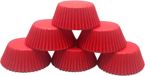 Standard Baking Cups, Classic Red Greaseproof Cupcake Liners, 150-Count