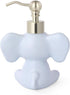 Cute Elephant Shape Soap/Hand Sanitizer Metal Pump Dispenser, Refillable for Bathroom Accessories, Gifts for Kids (Matt
