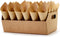 Party Confetti Cone Holder Box for Gift Box Wedding, Stand Tray Box with 30 Holes and 32 Cone Papers (Kraft-F)