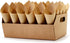 Party Confetti Cone Holder Box for Gift Box Wedding, Stand Tray Box with 30 Holes and 32 Cone Papers (Kraft-F)