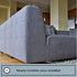Heavy Duty Couch Connector for Sectional Sofa, 4 Pack - Easy Install & Uninstall, Universal Furniture Connector