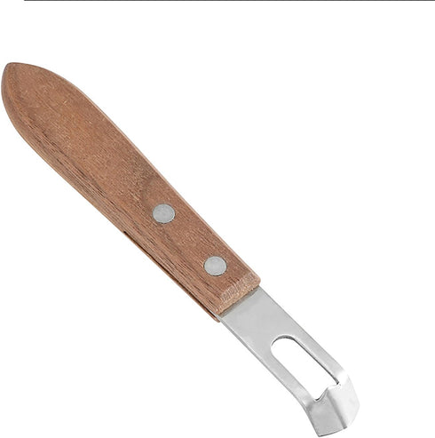 Channel Knife, Wood & Stainless Steel Lemon Peeler Zester Tool, Ultra Sharp for Citrus Fruits