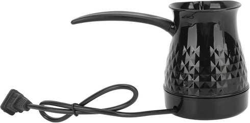 Zyyini Electric Coffee Maker, 600ml Stainless Steel Pot with Removable Handle, US Plug 110V