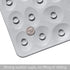 OTHWAY Non-Slip Bathtub Mat, Soft Rubber Bathroom Bathmat with Strong Suction Cups (Grey)