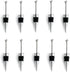 10Pcs ENLAYER Stainless Steel Wine Stoppers, Reusable Wine Corks, Silicone Wine Stopper for Gifts, Holiday Party,