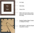 8x8 Set 3 5x5 8x8 Picture Frame of with Real Glass for Pictures with Mat or Without Mat, Wall Mounting or Tabletop