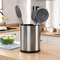 RedCall 360° Rotating Stainless Steel Utensil Holder - Extra Large Caddy Storage Organizer for Countertop
