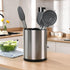 RedCall 360° Rotating Stainless Steel Utensil Holder - Extra Large Caddy Storage Organizer for Countertop