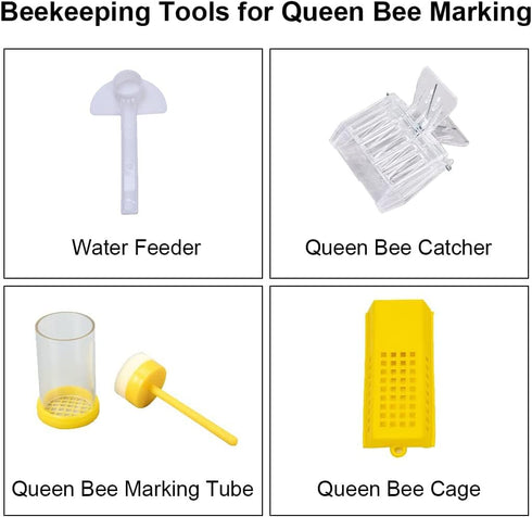 Set 9, Honey Harvesting Honey Strainer Beekeeping Tool Kit, of Double Honey Sieve Stainless Steel Honey Filter, Honey
