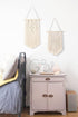 Mkono 2 Pcs Macrame Wall Hanging, Boho Wall Art Decor, Chic Bohemian Room Decor for Bedroom and Living Room