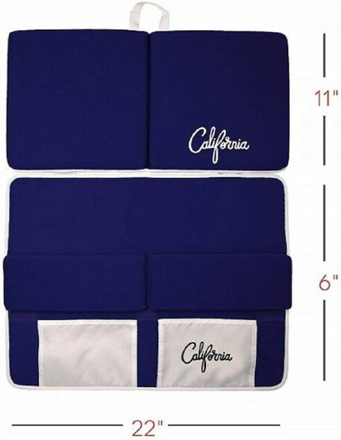 Elbow (22"x11"x1.5") Zugar Land Blue Bath Kneeler and Rest Bundle Cushion Protection for Parents During Baby Bath Tub