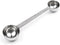 Fox Run Double Measure Scoop, 7.75 x 1.75 x 1.25 inches, Metallic